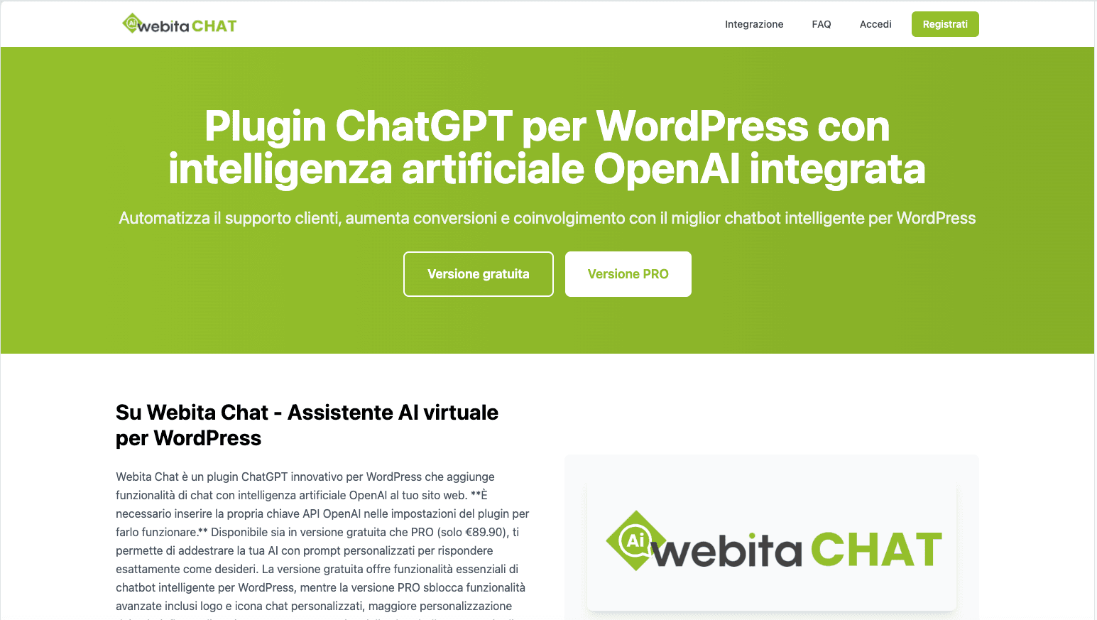 Webita Chat – Plateforme SaaS