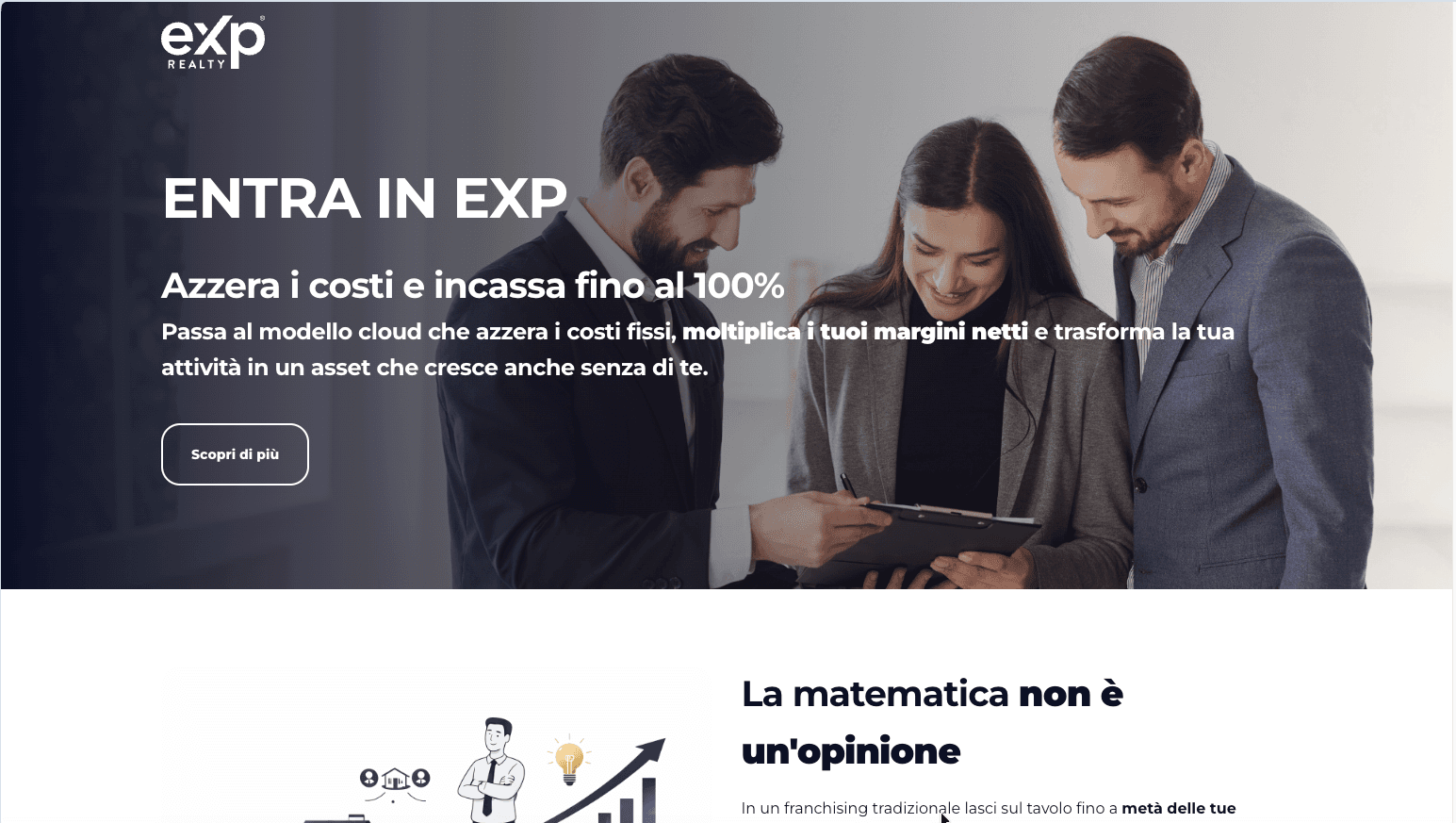 eXp Italia – One page & Web App